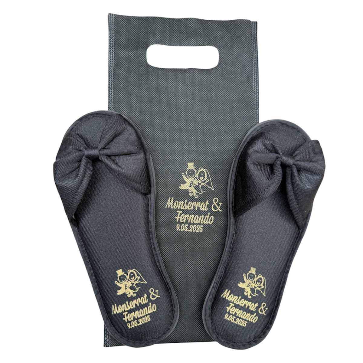 MOÑO SATIN NEGRO XV AÑOS